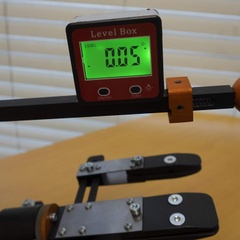 Digital angle gauge with magnets, Hapstone