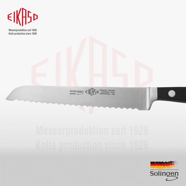 Ніж для хліба, жорсткий 12 см Eikaso Solingen Gastro 6121222-621 Ek6121222-621 фото