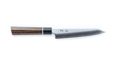 Kiritsuke Petty knife 150 mm, R2/SG2 62 layers Damask, Kanetsugu Zuiun 9302, Japan