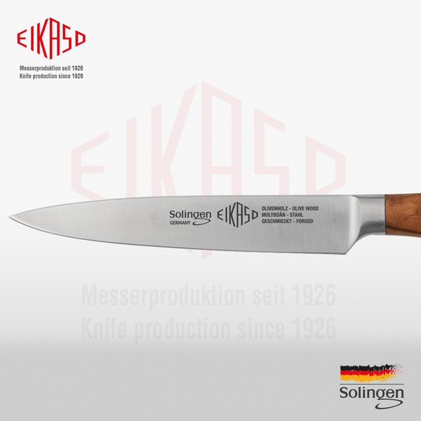 Нож кухонный, средне-острый, жесткий 9 см, Eikaso Solingen G-Line Forged 6030930-110 Ek6030930-110 фото