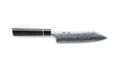 Kiritsuke Santoku knife 180mm, R2/SG2 62 layers Damascus, Kanetsugu Zuiun 9303, Japan
