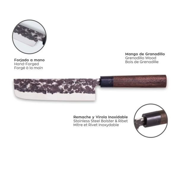 Nakiri/usuba knife 18 cm 1013 Osaka 3claveles 1013, Spain