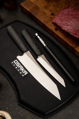 Набір з 2 кухонних ножів Genkai Elmax, OSAKA HAMONO ™ OH0066, Україна