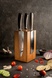 Кубічний настільний тримач для ножів з магнітом, дуб , 12х12х23, OSAKA HAMONO ™ OH5022