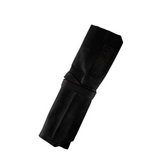 Roll for 5 knives, black, cotton with paraffin impregnation OSAKA HAMONO ™ OH0024