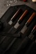 Скрутка на 5 ножей, черная, хлопок с парафиновой пропиткой OSAKA HAMONO ™ OH0024