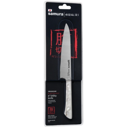 Ніж кухонний універсальний 150 мм Samura Harakiri Acryl (SHR-0023AW) SHR-0023AW фото