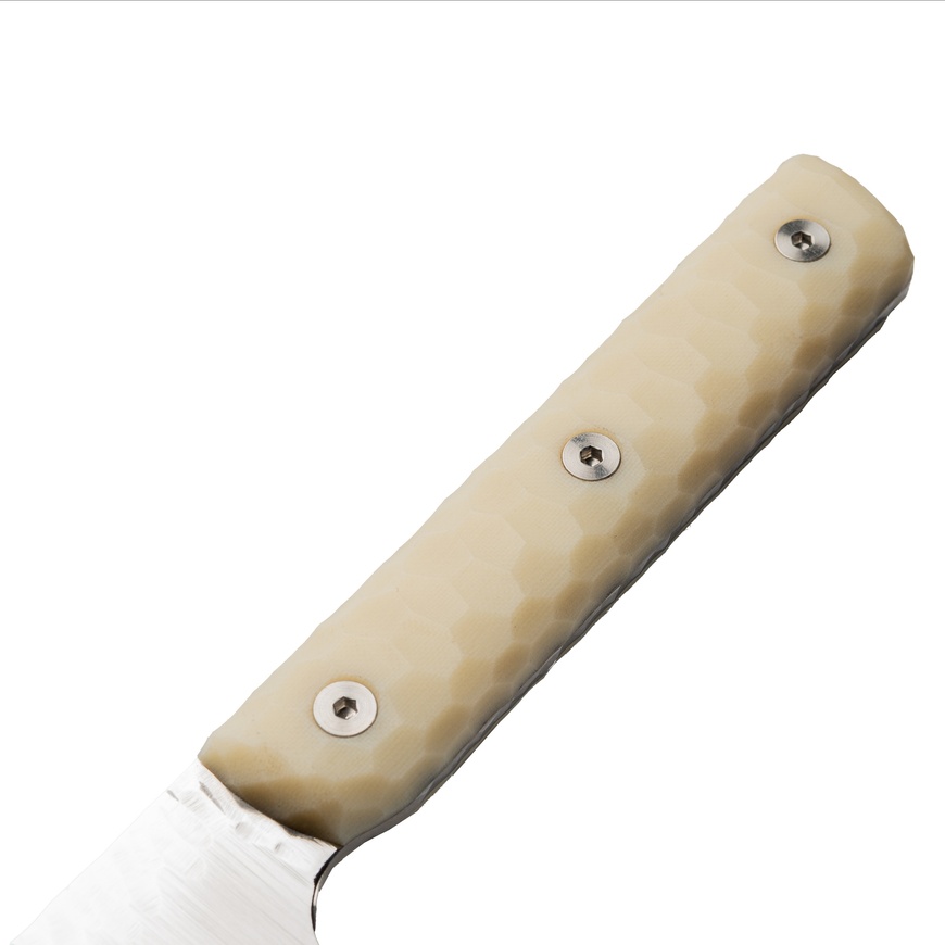 Kitchen knife Santoku 18.5 cm, Aoto, cream, 1.4116 Cryo, Osaka Hamono, OH1011, Ukraine