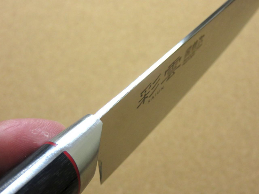 Нож сантоку 170 мм, VG-10 33 слоя Дамаск, Kanetsugu SAIUN 9003, Япония