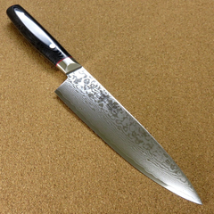 Нож шеф 200 мм, VG-10 33 слоя Дамаск, Kanetsugu SAIUN 9005, Япония