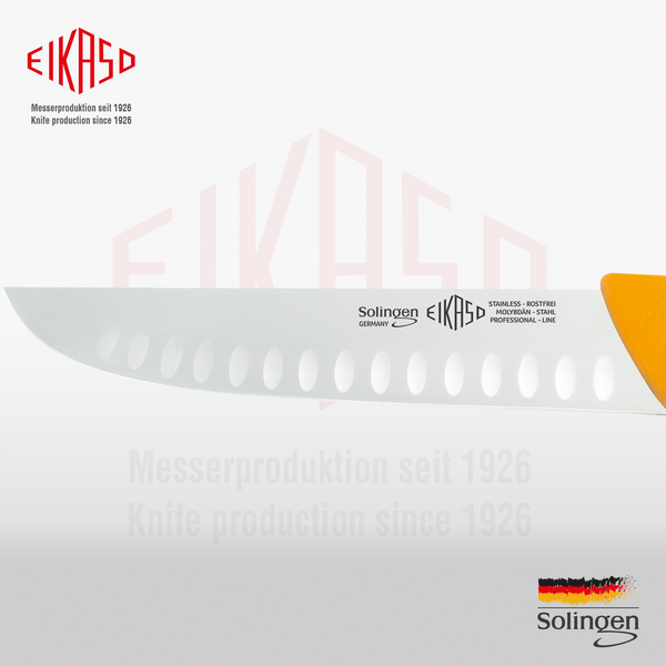 Жиловочный нож, прямой с насечками, жесткий 18 см Eikaso Solingen BUTCHER KNIVES 1241831-302 Ek1241831-302 фото