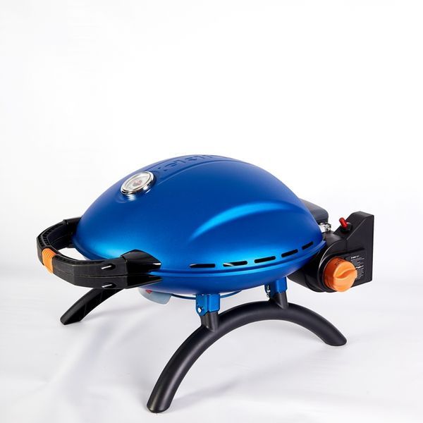 Портативний переносний газовий гриль O-GRILL 800T, синій + адаптер А-Тип O-GRILL_800T_BLUE фото