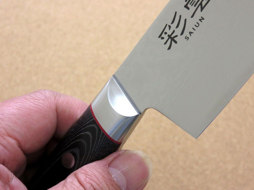 Chef's knife 200 mm, VG-10 33 layers Damascus, Kanetsugu SAIUN 9005, Japan