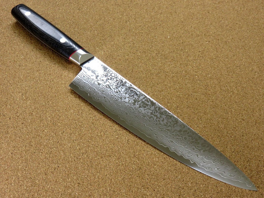 Chef's knife 230 mm, VG-10 33 layers Damask, Kanetsugu SAIUN 9006, Japan