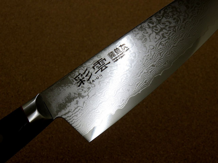 Chef's knife 230 mm, VG-10 33 layers Damask, Kanetsugu SAIUN 9006, Japan