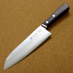 Santoku knife 170 mm, AUS 8 3 layers, Kanetsugu Miyabi Isshin 2003, Japan