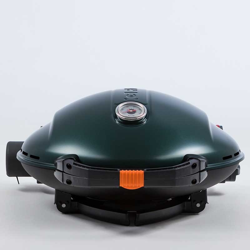 Portable gas grill O-GRILL 900T, green + A-Type adapter