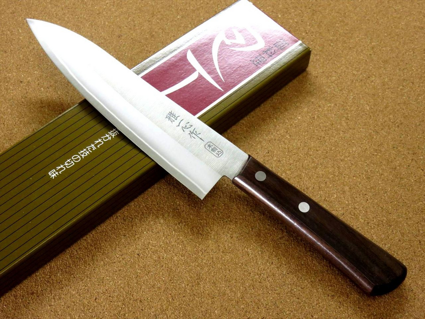 Chef's knife 180 mm, AUS8 3 layers, Kanetsugu Miyabi Isshin 2004, Japan