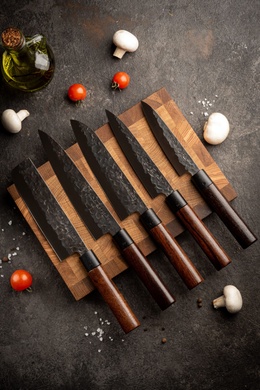 Set of 5 Kitchen Knives, OSAKA 3claveles OH0001, Spain