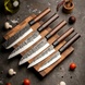 Set of 5 Kitchen Knives, OSAKA 3claveles OH0001, Spain