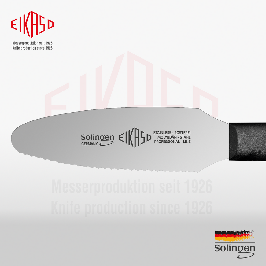 Bread knife / Mettbrötchen knife with serrated edge 10 cm