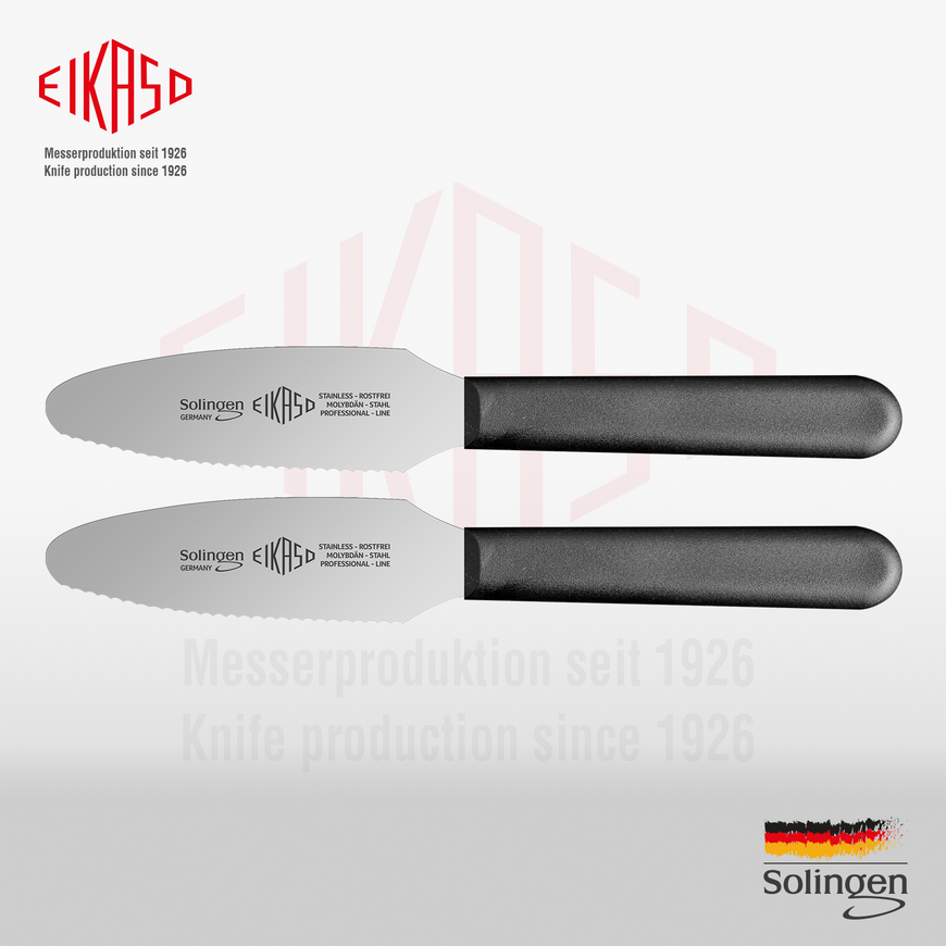 Bread knife / Mettbrötchen knife with serrated edge 10 cm