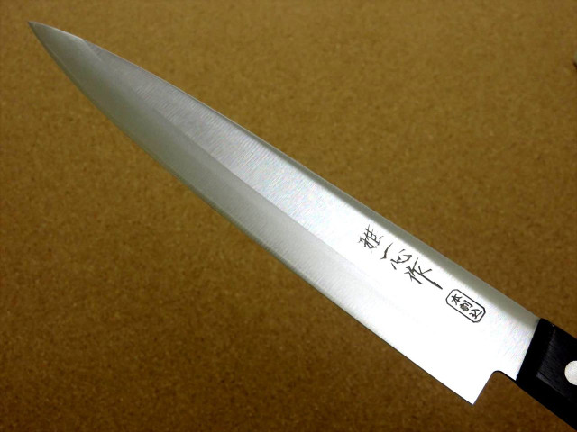 Нож слайсер 210 мм, AUS 8 3 слоя, Kanetsugu Miyabi Isshin 2006, Япония
