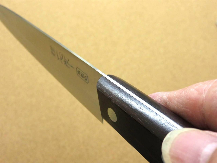 Knife slicer 210 mm, AUS 8 3 layers, Kanetsugu Miyabi Isshin 2006, Japan