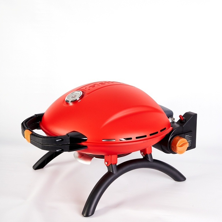 Portable gas grill O-GRILL 900T,red + A-Type adapter