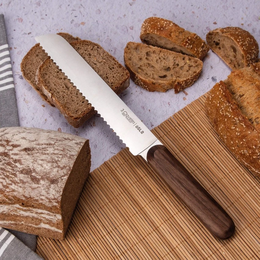 Bread knife 20 cm Oslo 3claveles 1434, Spain