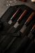 Roll for 5 knives, black, cotton with paraffin impregnation OSAKA HAMONO &trade; OH0024