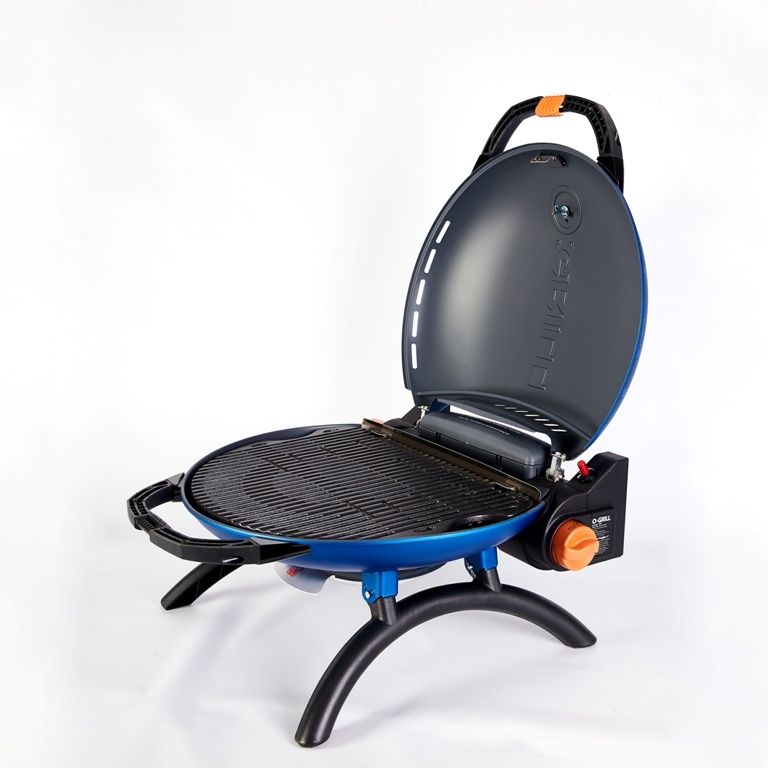 Portable gas grill O-GRILL 600T, blue + A-Type adapter