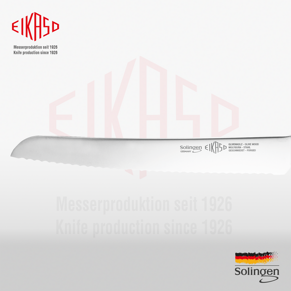 Ніж для хліба, жорсткий 22 см Eikaso Solingen G-Line Forged 6302232-110 Ek6302232-110 фото