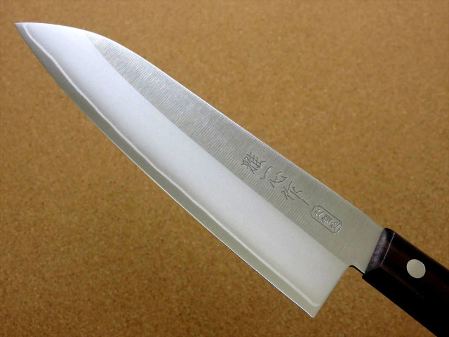 Нож сантоку 170 мм, AUS 8 3 слоя, Kanetsugu Miyabi Isshin 2003, Япония Kanetsugu-2003 фото