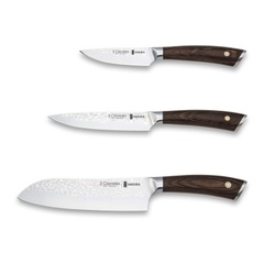 Set of 3 Kitchen Knives, SAKURA 3claveles OH0004, Spain