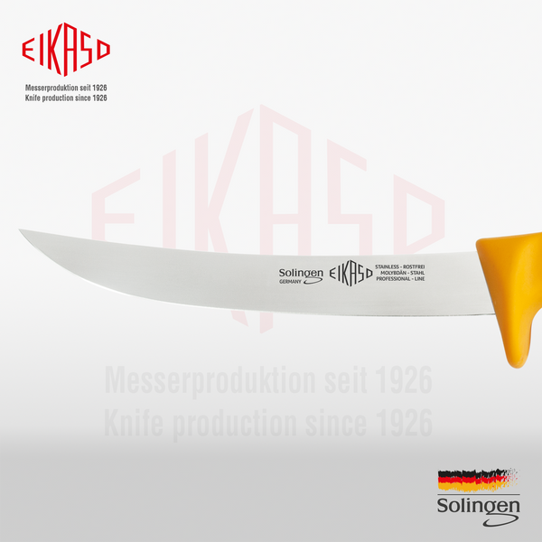 Cutting knife, bent, medium flexible 18 cm Eikaso Solingen PROfiTECT 1601820-352