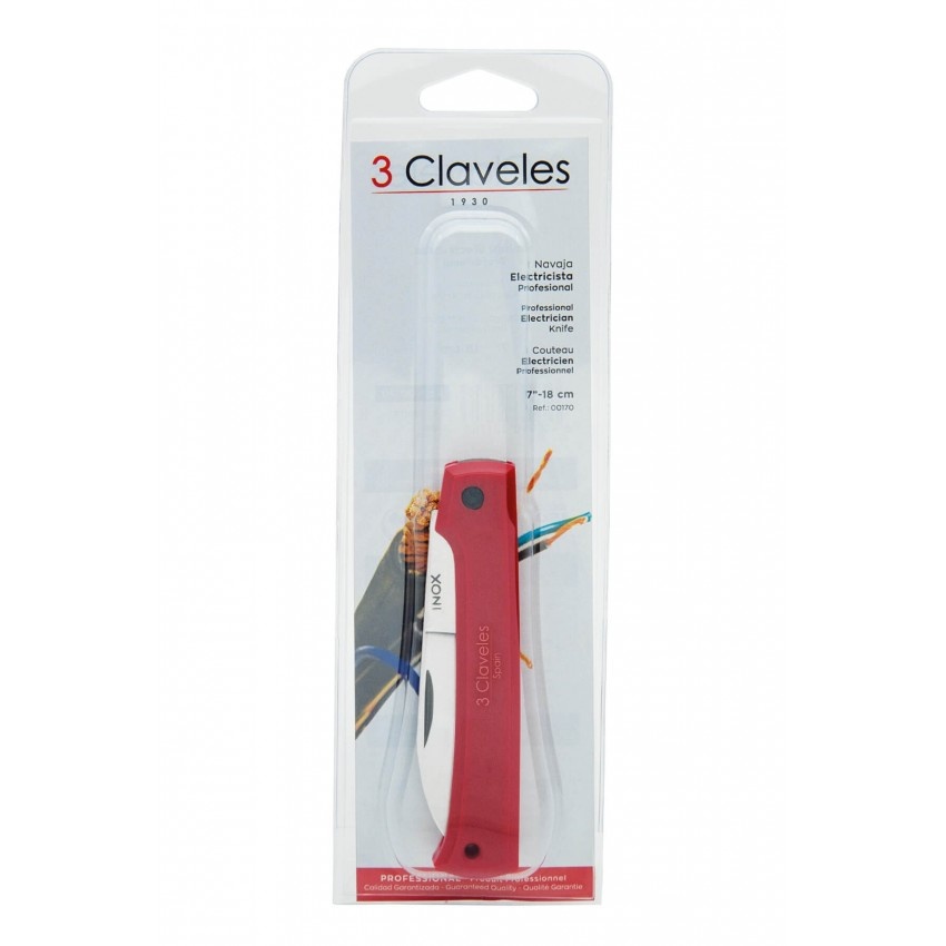 Professional Electrician Knife 3claveles 3C0170, Spain