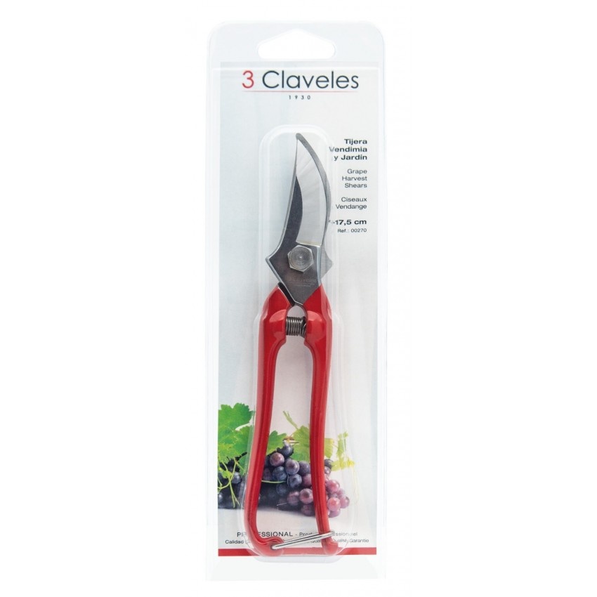Ножиці садові для збору винограду 3claveles 3C0270, Іспанія
