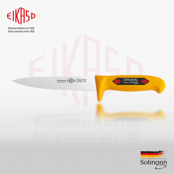 Cutting knife, straight, medium-sharp, hard 18 cm, Eikaso Solingen PROfiTECT 1111830-352