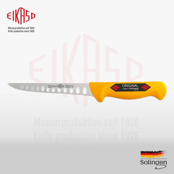 Обвалочний ніж, прямий з западинами, жорсткий 13 см Eikaso Solingen BUTCHER KNIVES 1001331-312 Ek1001331-312 фото