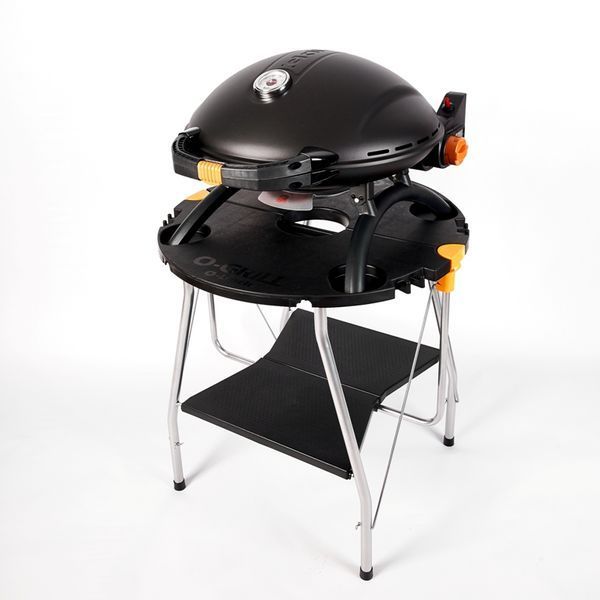 Портативний переносний газовий гриль O-GRILL 900T, чорний + адаптер А-Тип O-GRILL_900T_RED фото