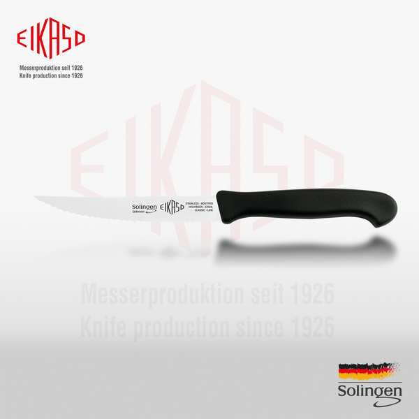 Нож для стейка, серейтор, средне гибкий 12 см, Eikaso Solingen VEGETABLE KNIVES 3071222-201 Ek3071222-201 фото
