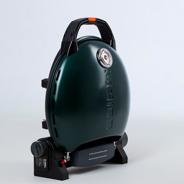Портативний переносний газовий гриль O-GRILL 600T, зелений + адаптер А-Тип O-GRILL_600T_RED фото