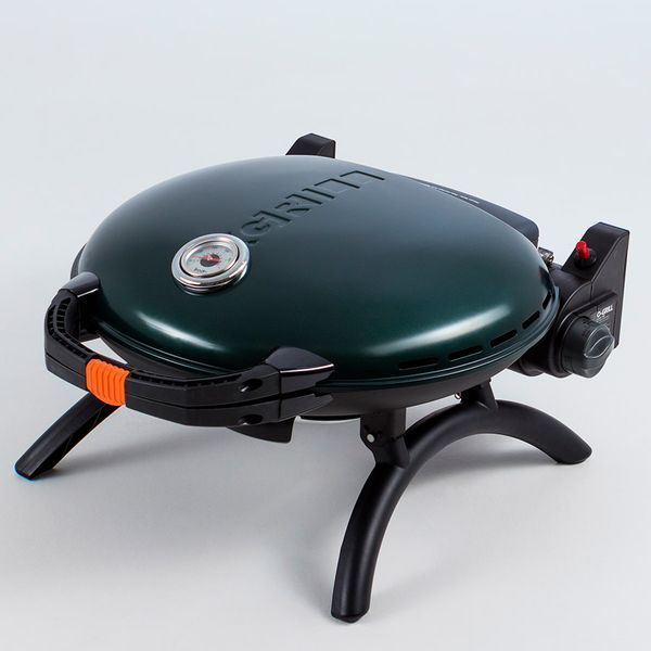 Портативний переносний газовий гриль O-GRILL 600T, зелений + адаптер А-Тип O-GRILL_600T_RED фото