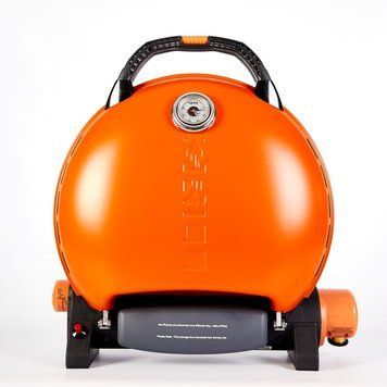 Портативний переносний газовий гриль O-GRILL 600T, помаранчевий + адаптер А-Тип O-GRILL_600T_RED фото