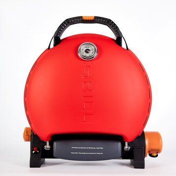 Портативний переносний газовий гриль O-GRILL 600T, червоний + адаптер А-Тип O-GRILL_600T_RED фото