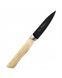 Нож овощной 90 мм, 420J2, Satake Black Ash 807-616, Япония