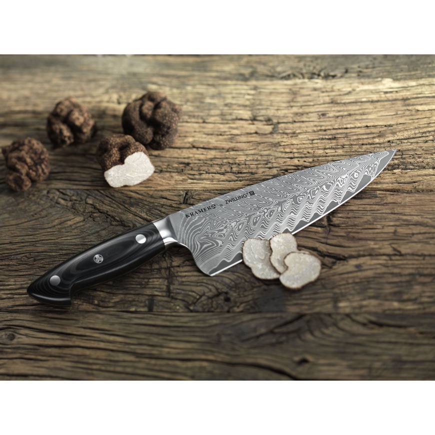 Kitchen chef knife Kramer by Zwilling Euroline SG2 Damascus Gyuto