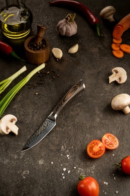 Vegetable knife 9 cm SAKURA 3claveles 1015, Spain