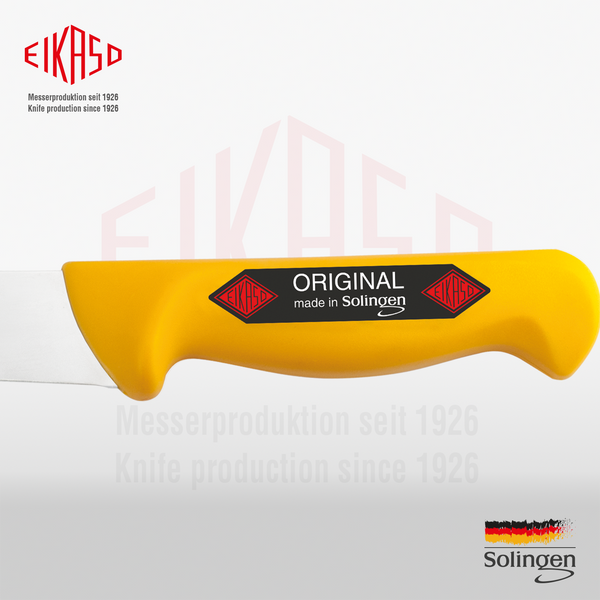 Cutting knife, straight tip in the middle, flexible 18 cm Eikaso Solingen BUTCHER KNIVES 1111810-312